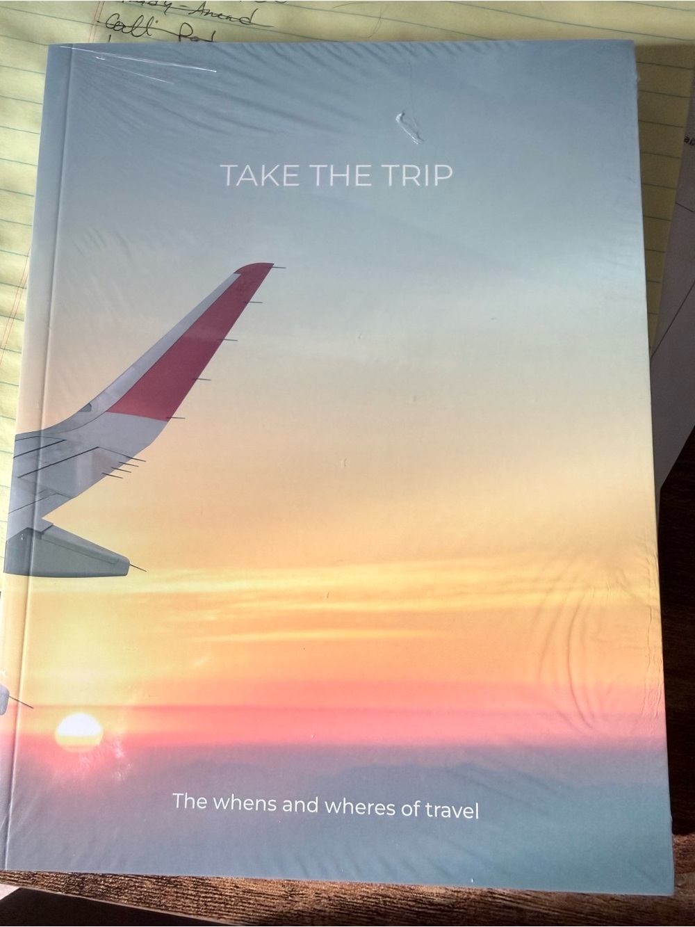 Take The Trip Travel Journal - Sunset Gradient